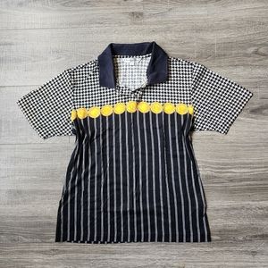 Christian Dior Houndstooth Old Money Aesthetic Vintage Polo